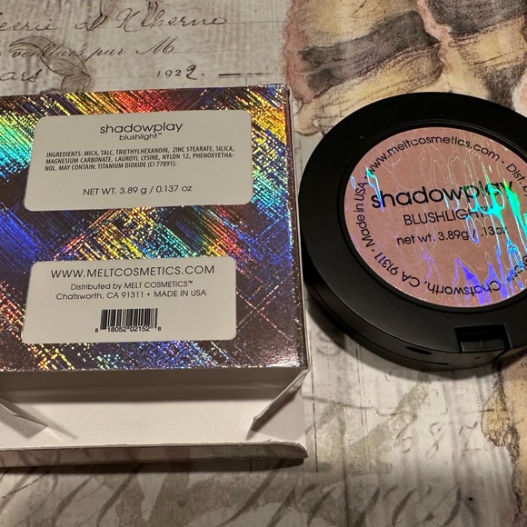 Melt Cosmetics Bundle New Lip and eye liners, blushlight highlighter Shadowplay - Picture 5 of 11